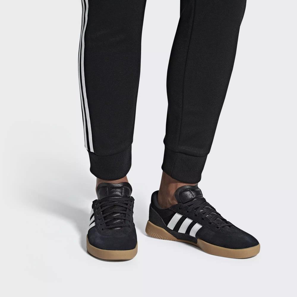 Adidas City Cup Tenis Para Skate Negros Para Hombre (MX-37613)